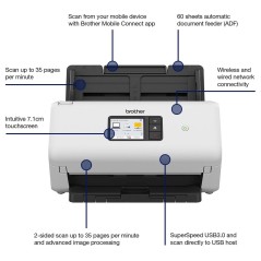 BROTHER ADS-4500W Document Scanner