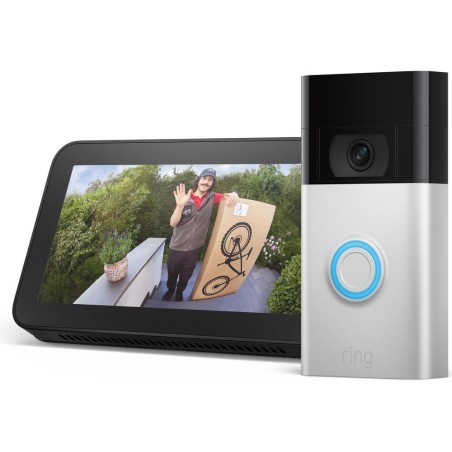 RING Video Doorbell 3 & Amazon Echo Show 5 (2nd Gen) Bundle